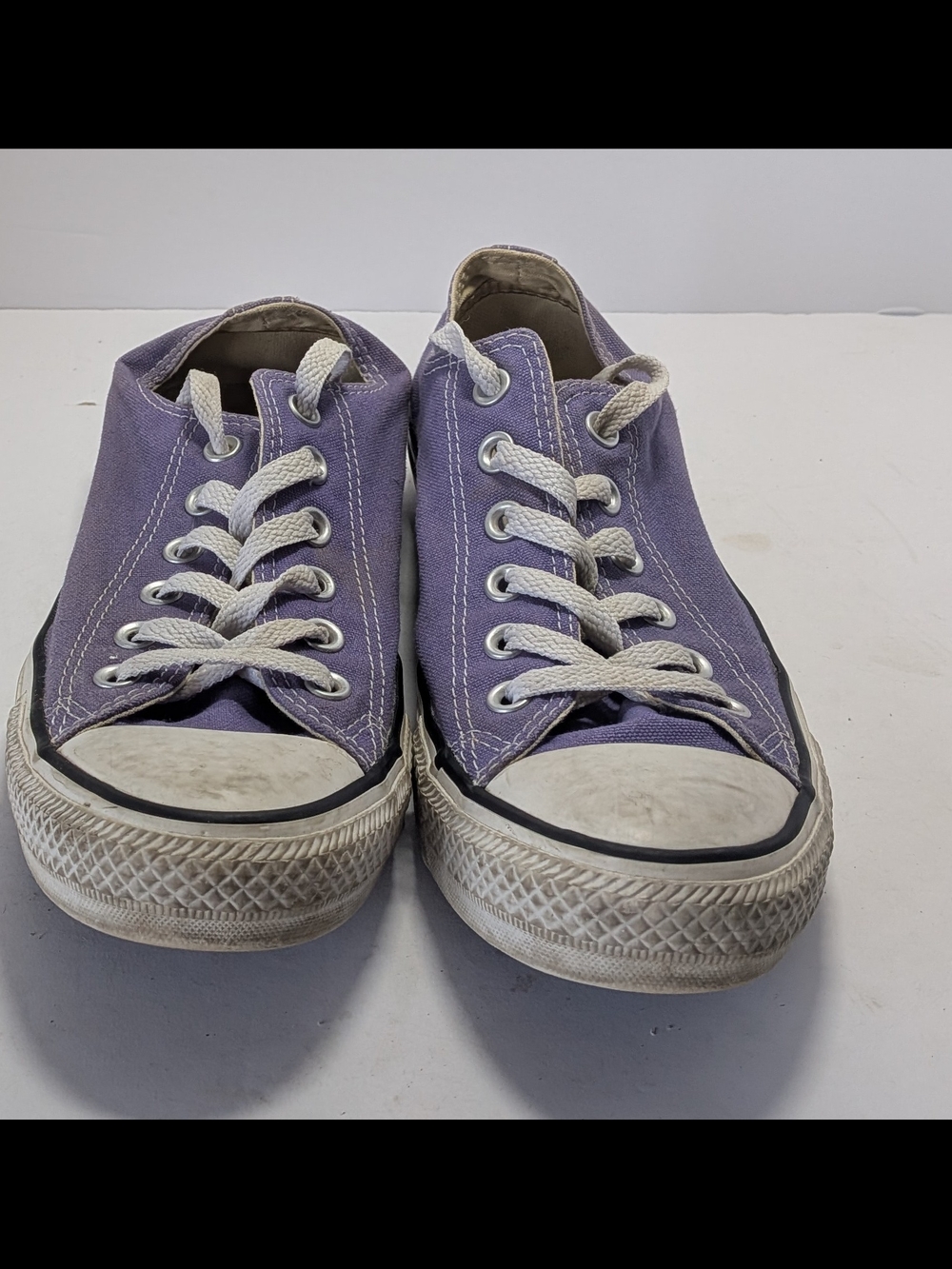 Converse Chuck Taylor All Star Low Electric Purple Sneakers Women's Size 8.5 - Picture 3 of 6